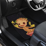 Baby Groot Front And Back Car Mats