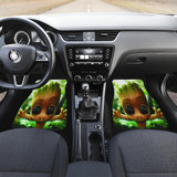 Baby Groot Cute Front And Back Car Mats