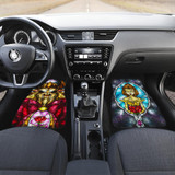 Beauty And The Beast Front And Back Car Mats