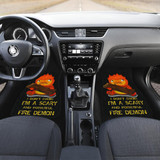 Calcifer Ghibli Front And Back Car Mats