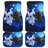 Toothless And Light Fury Front And Back Car Mats