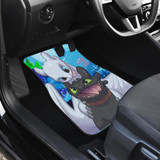 Toothless And Light Fury Front And Back Car Mats