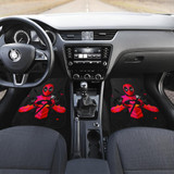 Deadpool Front And Back Car Mats