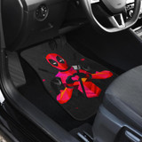 Deadpool Front And Back Car Mats