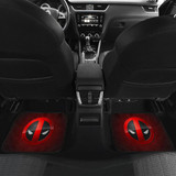 Deadpool Front And Back Car Mats