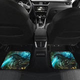 Godzilla Front And Back Car Mats