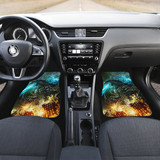 Godzilla Front And Back Car Mats