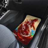 Godzilla Front And Back Car Mats