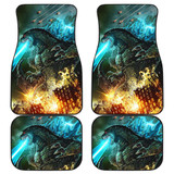 Godzilla Front And Back Car Mats