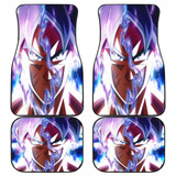 Goku Ultra Instinct Front And Back Car Mats