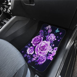 Rose Front And Back Car Mats