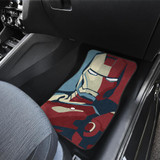 Iron Man Front And Back Car Mats