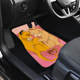 Lion King Simba Nala Front And Back Car Mats