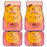 Lion King Simba Nala Front And Back Car Mats
