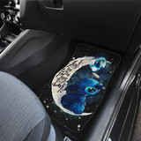 Stitch Love You To The Moon Front And Back Car Mats