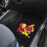 Pikachu Deadpool Front And Back Car Mats