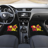 Pikachu Deadpool Front And Back Car Mats