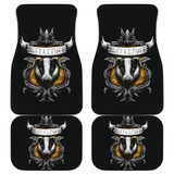 Hufflepuff Front And Back Car Mats