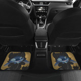 Cute Stich Toothless Front And Back Car Mats
