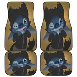 Cute Stich Toothless Front And Back Car Mats