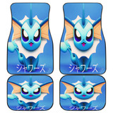 Vaporeon Pokemon Front And Back Car Mats