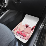 Pikachu Evee Front And Back Car Mats