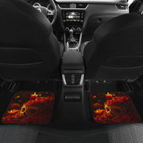 Skull Rose Front And Back Car Mats