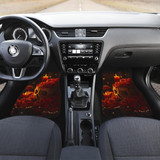 Skull Rose Front And Back Car Mats