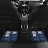 Tardis Doctor Who Front And Back Car Mats