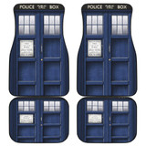 Tardis Doctor Who Front And Back Car Mats