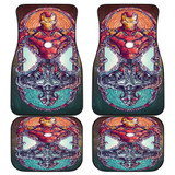 Iron Man Ultron Front And Back Car Mats