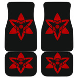 Magekyo Sharingan Front And Back Car Mats