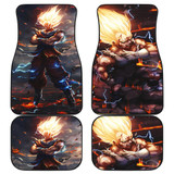 Majin Vegeta Front And Back Car Mats