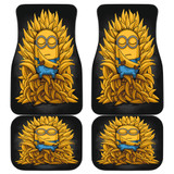 Minion King Of Banana Front And Back Car Mats