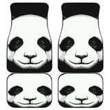Panda D Front And Back Car Mats