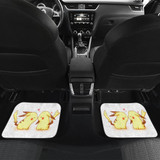 Pikachu Kiss Front And Back Car Mats