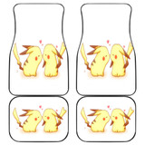 Pikachu Kiss Front And Back Car Mats