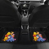 Pooh And Friend Front And Back Car Mats
