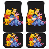 Pooh And Friend Front And Back Car Mats