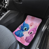 Stitch Love Front And Back Car Mats