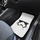 Stormstrooper Face Front And Back Car Mats