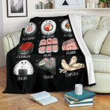 Cute Sushi Premium Blanket