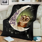 Owl Moon Premium Blanket