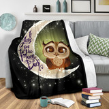 Owl Moon Premium Blanket