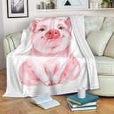 Cute Pig Premium Blanket