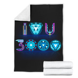 I Love You  Premium Blanket