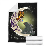 Mothra Love Godzilla Premium Blanket