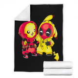 Pikachu Deadpool Premium Blanket