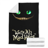 Cheshire Cat Alice In Wonderland Premium Blanket