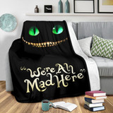Cheshire Cat Alice In Wonderland Premium Blanket
